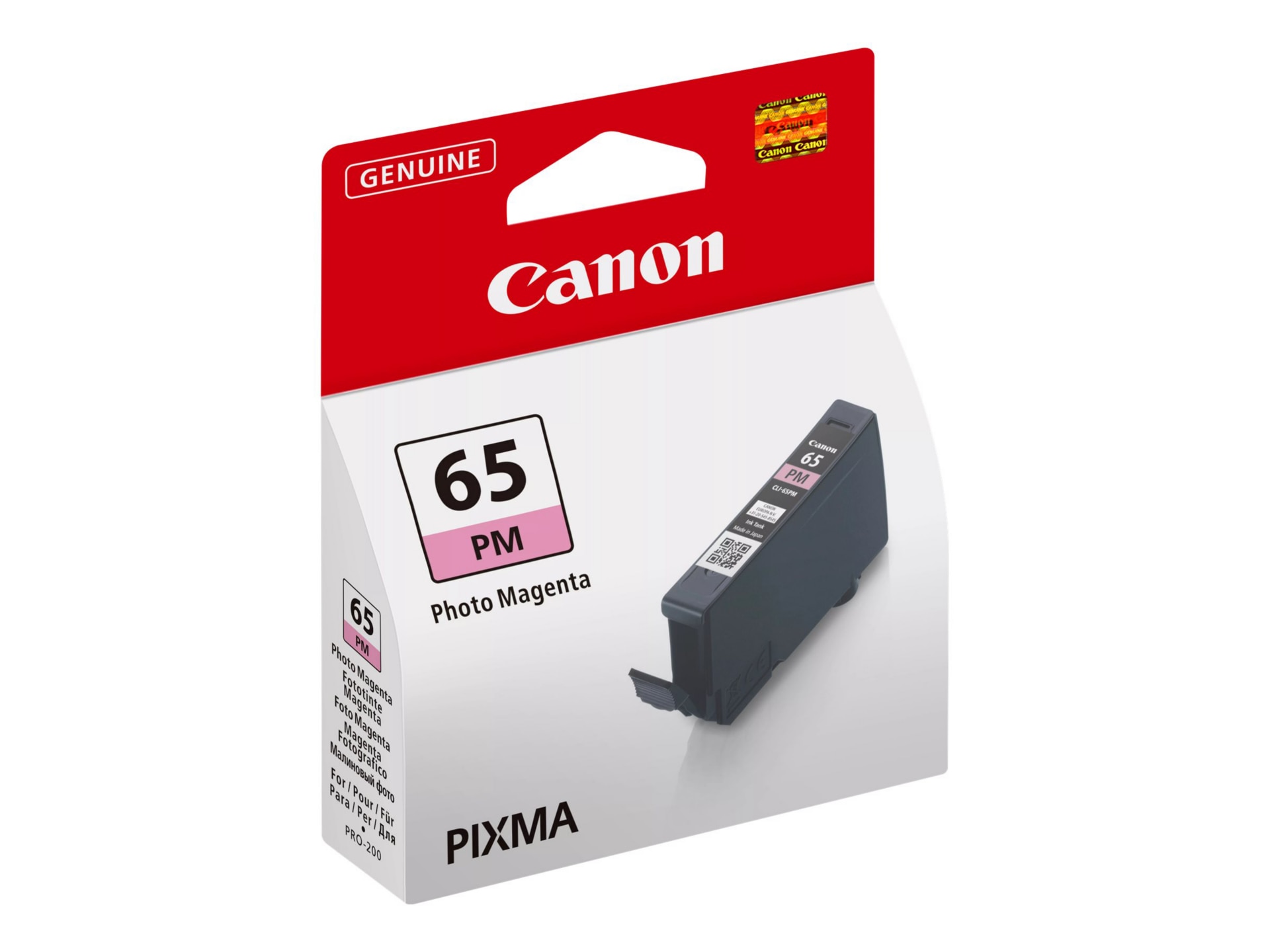 Thumbnail 2 of 3 for Canon CLI-65 PM - photo magenta - original - ink tank