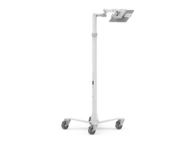 Compulocks Universal Tablet Cling Medical Rolling Cart Extended cart - adjustable dual arms - for tablet - white