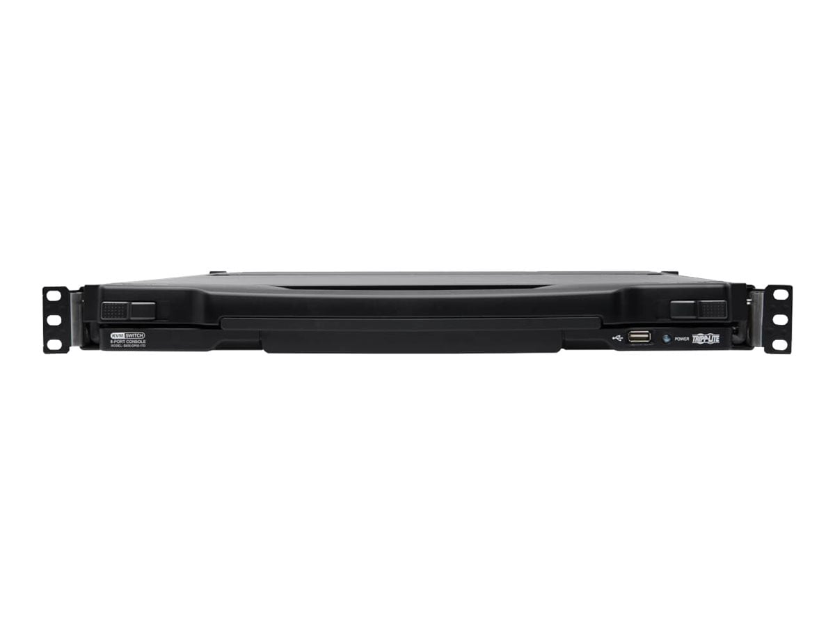 Tripp Lite DisplayPort KVM Console Switch 8-Port 17in LCD Dual Rail 1URM - KVM console - Full HD (1080p) - 17" - TAA