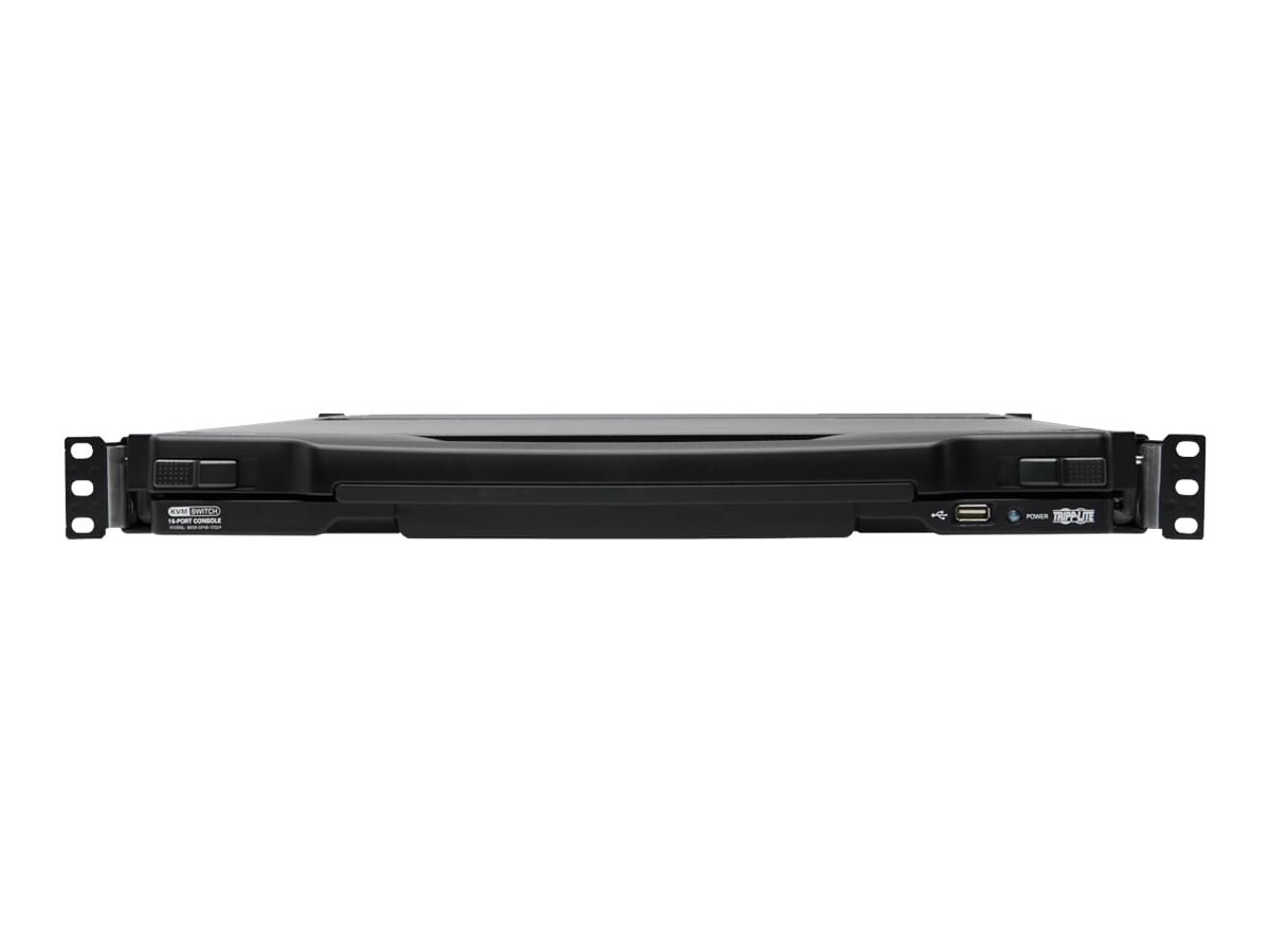 Thumbnail 2 of 9 for Eaton Tripp Lite Series DisplayPort IP KVM Console Switch 16Port 17in LCD Dual Rail 1URM - KVM console - Full HD (1080p)