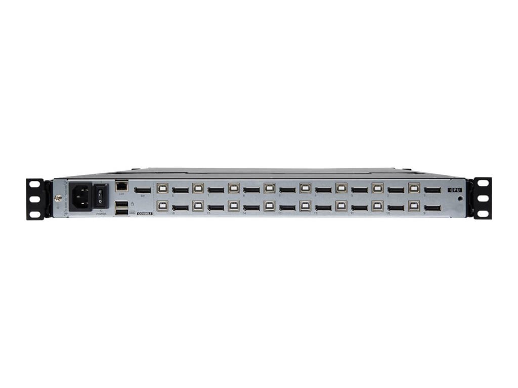 Thumbnail 5 of 9 for Eaton Tripp Lite Series DisplayPort IP KVM Console Switch 16Port 17in LCD Dual Rail 1URM - KVM console - Full HD (1080p)