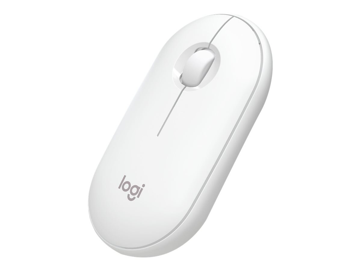 Logitech Pebble i345 - mouse - Bluetooth - white