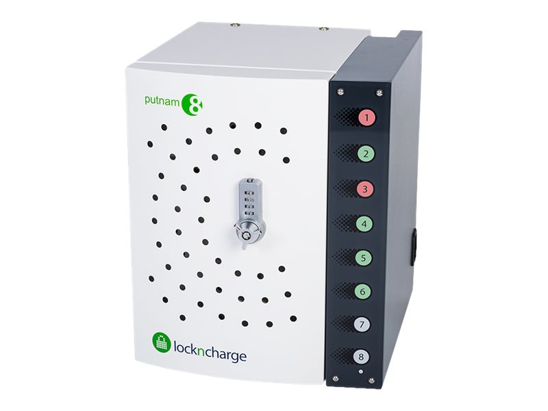 LocknCharge Putnam 8 Gen 2 - cabinet unit - pre-wired - for 8 tablets / cellular phones