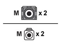 Proline 3m SC to LC Red OM4 Duplex OFNR (Riser-Rated) Fiber Patch Cable