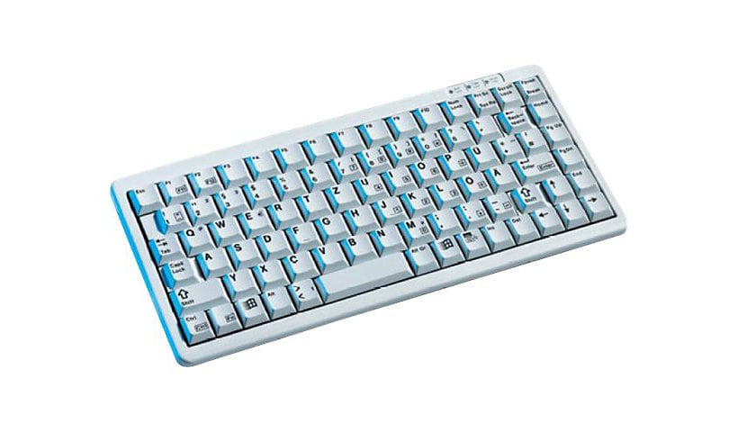 CHERRY G84-4100 Compact Keyboard - keyboard - English - light gray
