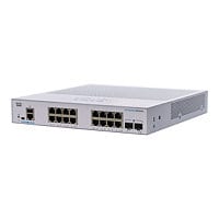 Cisco Business 350 Series 350-16T-E-2G - switch - 18 ports - managed - rack-mountable