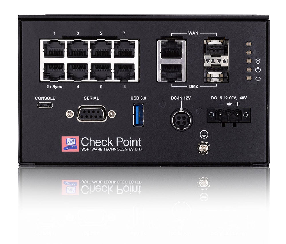 Check Point 1570R Appliance - Rugged - security appliance - Wi-Fi 5, Wi-Fi 5, LTE - cloud-managed