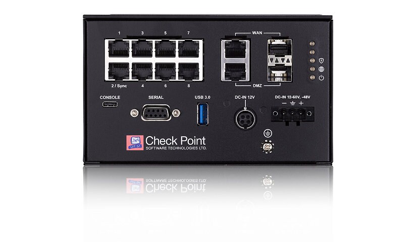 Check Point 1570R Appliance - Rugged - security appliance - Wi-Fi 5, Wi-Fi 5, LTE - cloud-managed