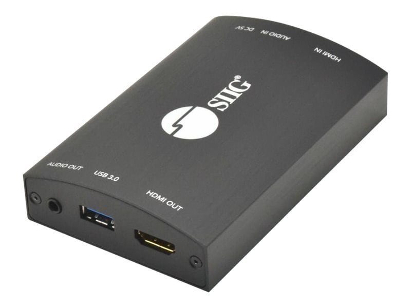 SIIG USB 3.0 HDMI Video Capture Device with 4K Loopout - video capture adap