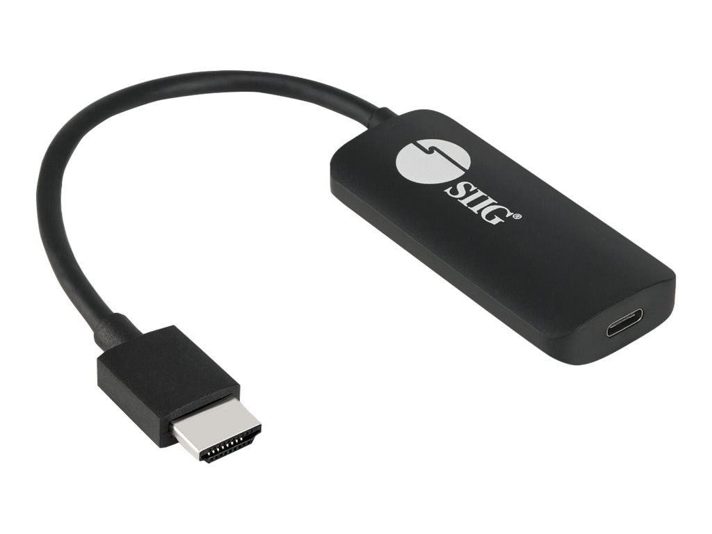 dronken Schaar Proberen SIIG HDMI to USB-C Port 4K 60Hz Converter Adapter - adapter - HDMI / USB -  5.9 in - CB-H21711-S1 - USB Adapters - CDW.com
