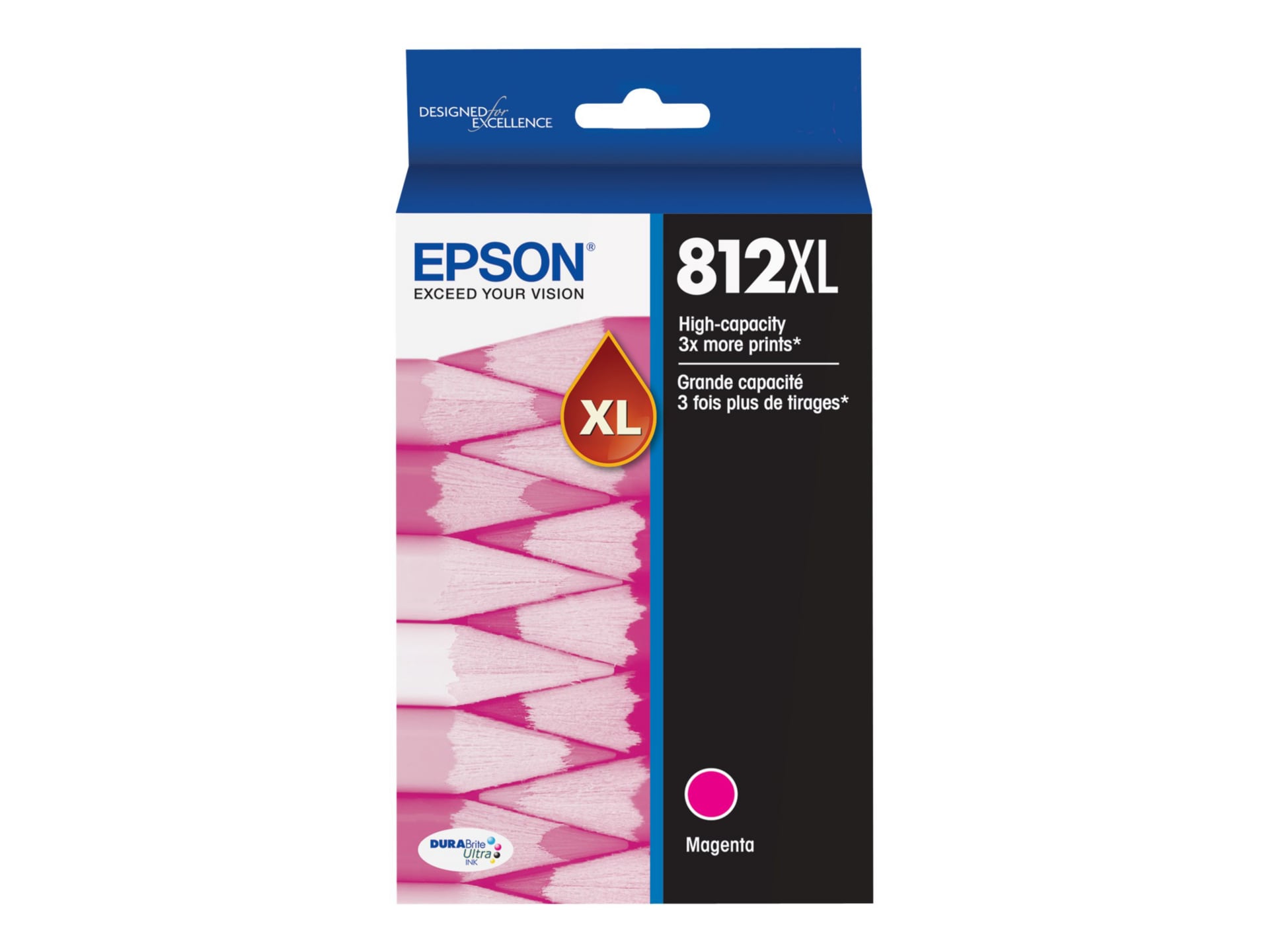 Epson 812XL - High Capacity - magenta - original - ink cartridge