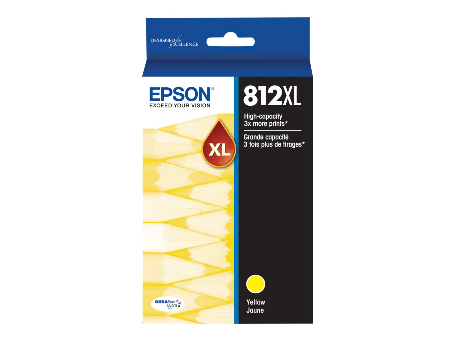 Epson T812XL - XL - yellow - original - ink tank