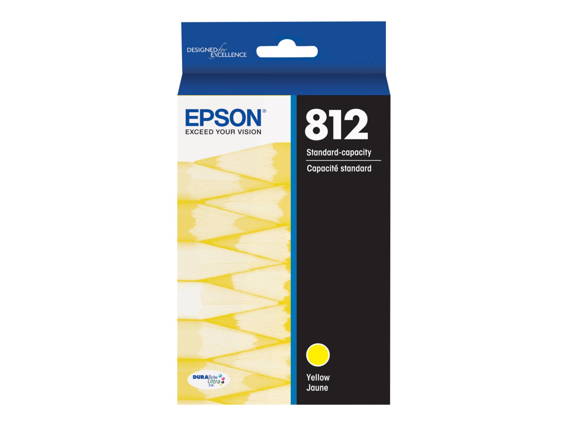 Epson T812 - yellow - original - ink tank