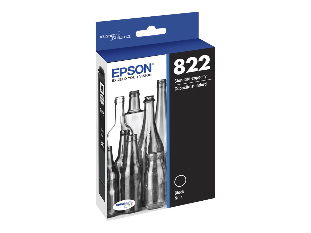 Epson T822 - black - original - ink tank