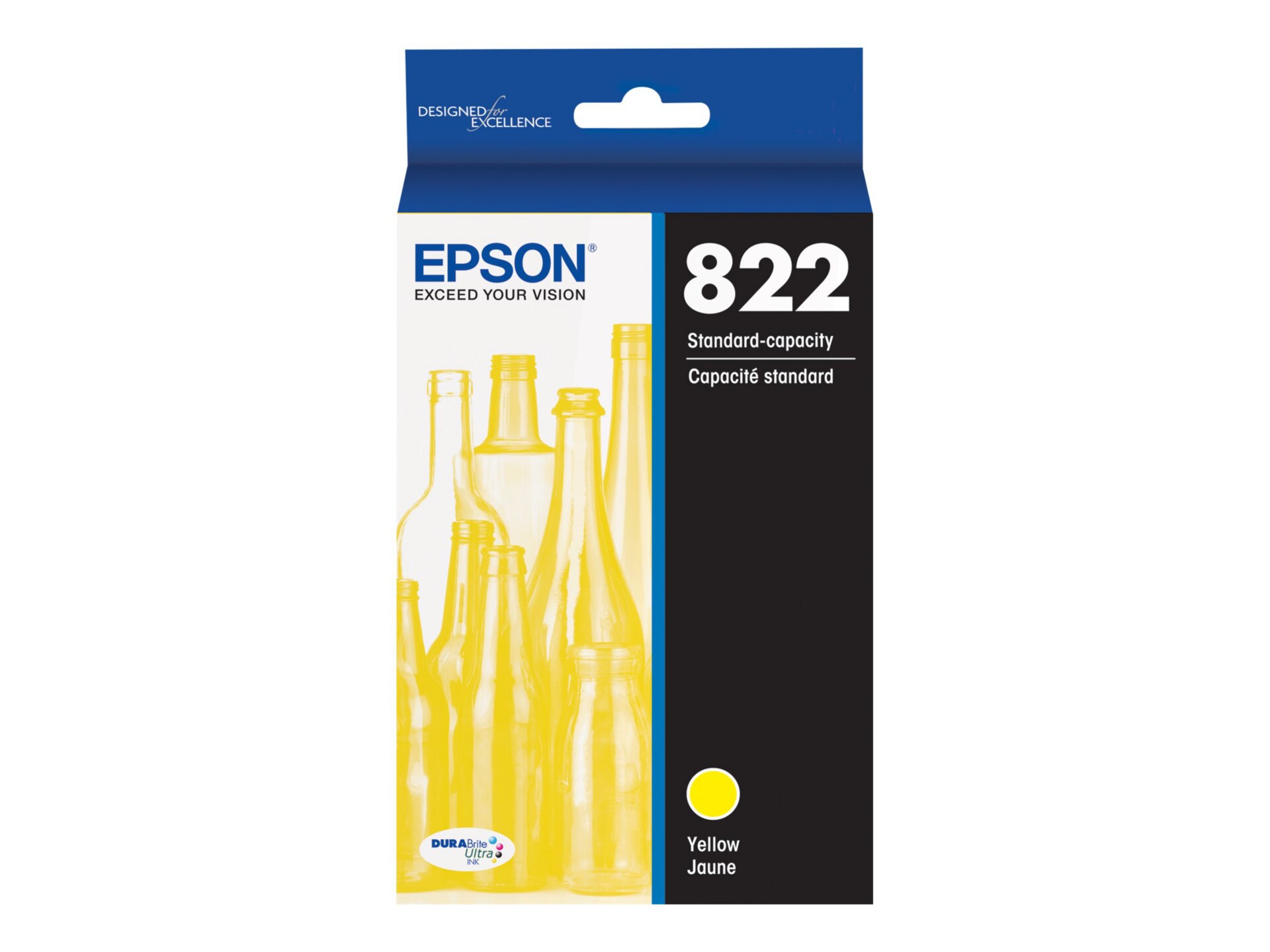 Epson T822 - yellow - original - ink tank