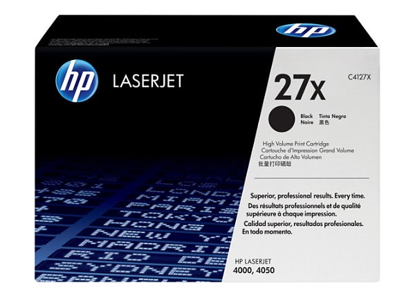 HP LaserJet 27X Black Toner Cartridge
