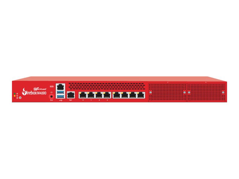 WatchGuard Firebox M4800 - security appliance - WatchGuard Trade-Up Program - with 3 years Total Security Suite