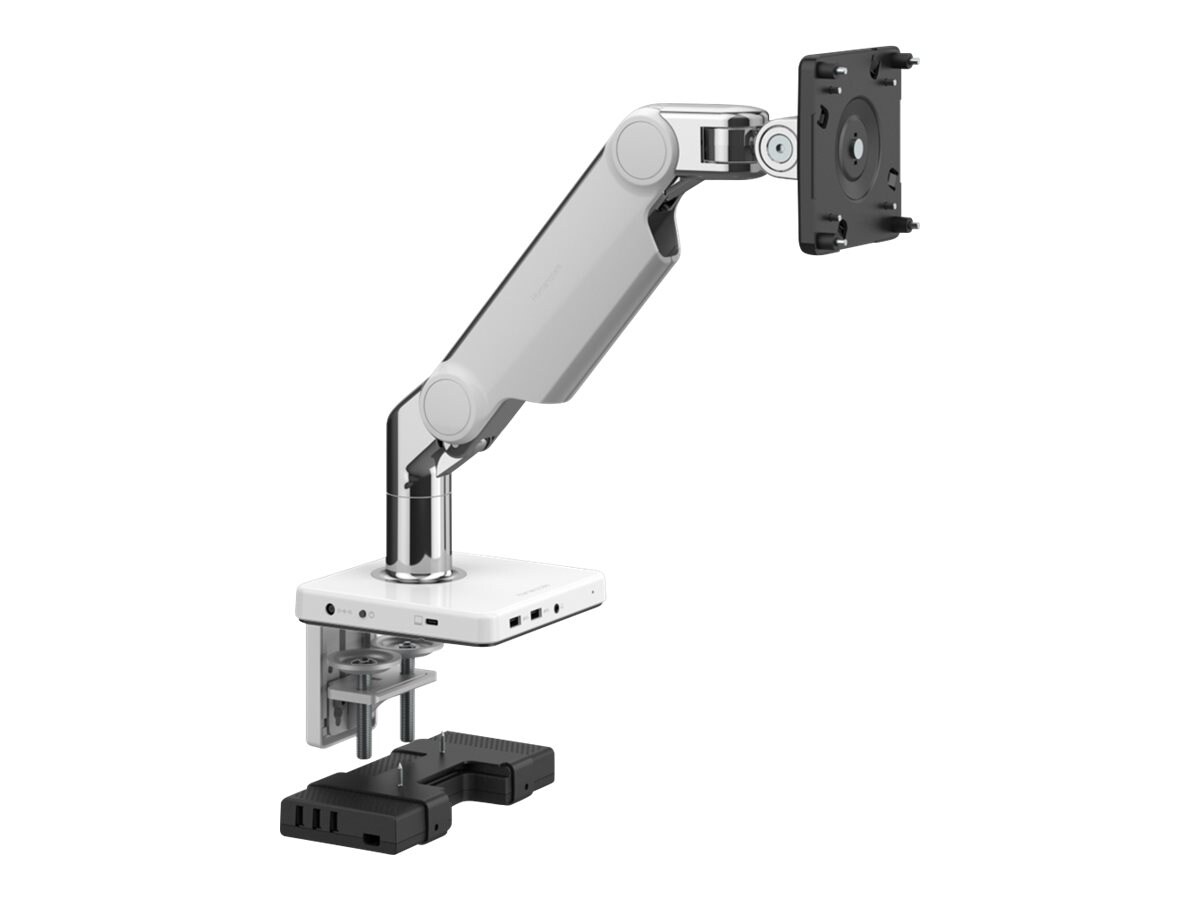 Humanscale M8.1 - mounting kit - adjustable arm - for LCD display - white t