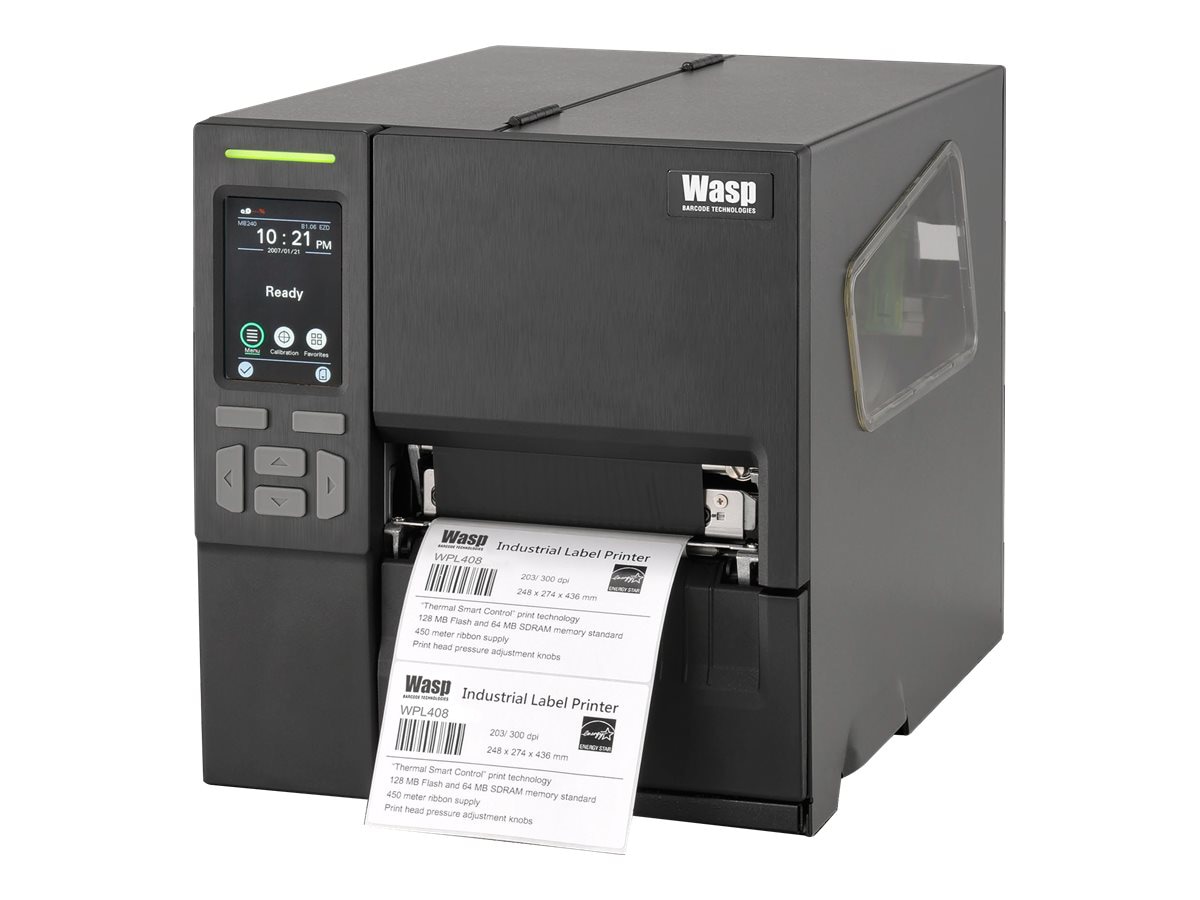 Wasp WPL408 - label printer - B/W - direct thermal / thermal transfer