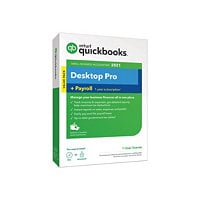 QuickBooks Desktop Pro 2021 - box pack - 1 user - with 1 Year Payroll subsc