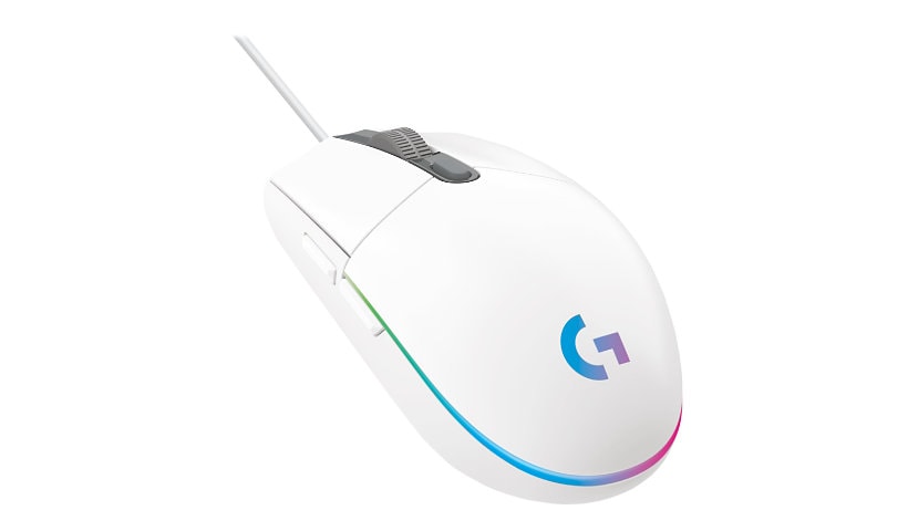 Logitech G203 LIGHTSYNC Wired Mouse - White
