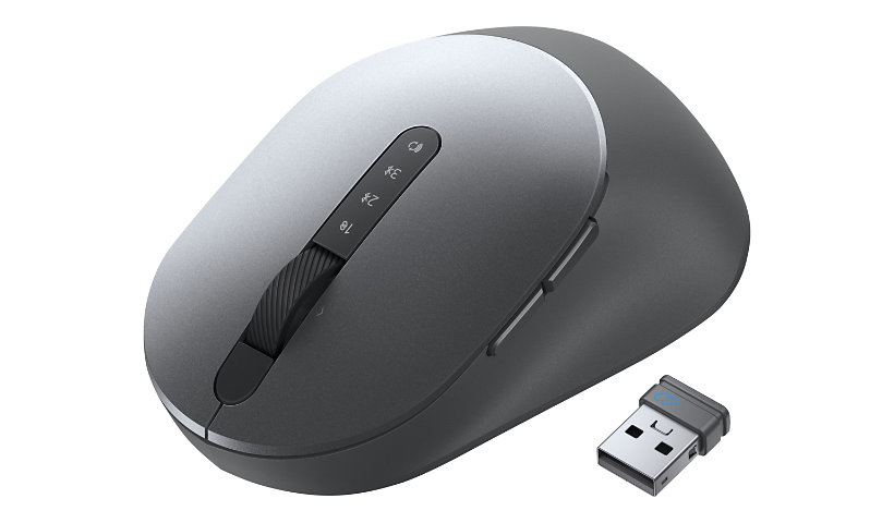 Dell MS5320W - mouse - 2.4 GHz, Bluetooth 5.0 - titan gray