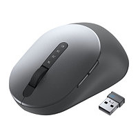 Dell MS5320W - souris - 2.4 GHz, Bluetooth 5.0 - gris titan