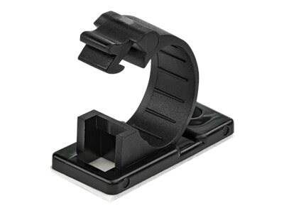 StarTech.com 100 Self Adhesive Cable Management Clips/ Cord Clamp/Organizer