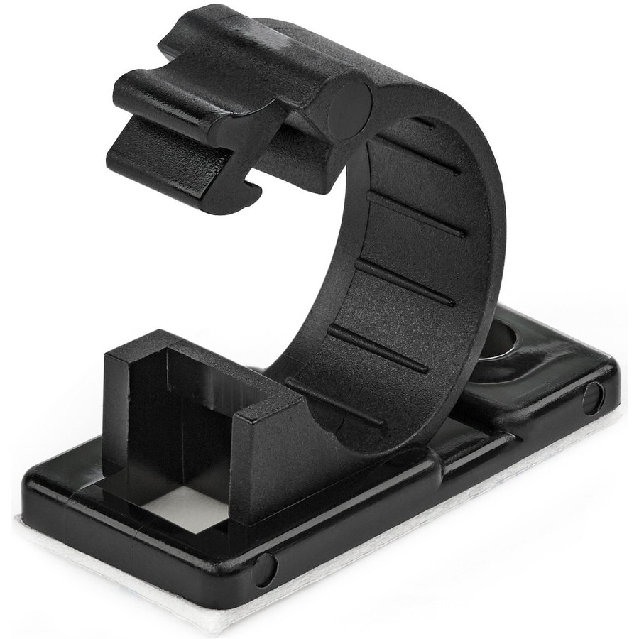 StarTech.com 100 Self Adhesive Cable Management Clips - Ethernet/Network  Cable/Office Desk Cord Organizer - Sticky Wire - CBMCC2 - Cable Management  