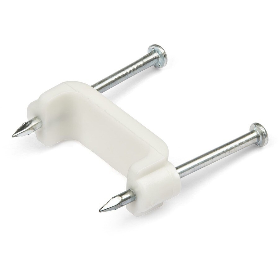 StarTech.com 100 Cable Clips with Nails (Steel) Cable Clamp/Fastener/Tacks