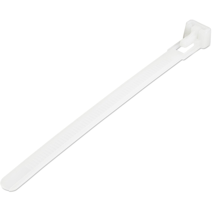 StarTech.com 5"(12cm) Reusable Cable Ties, 1-1/8"(30mm) Dia. 50lb(22Kg) Ten