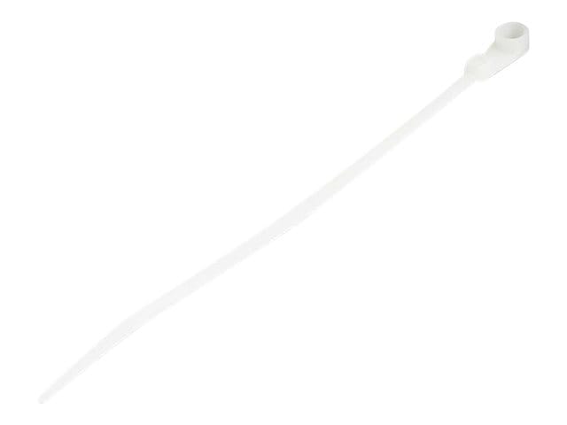 StarTech.com 6" Cable Ties w/Mounting Hole - 1-1/2"Dia/40lb Strength, 100PK