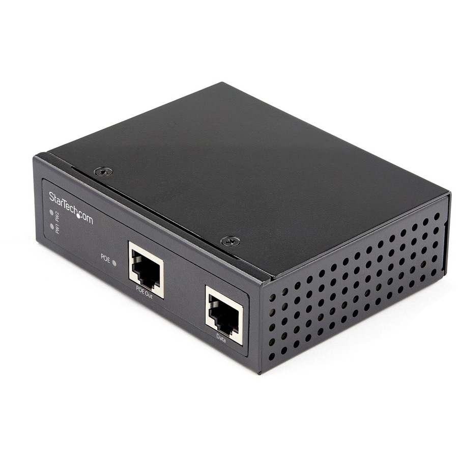 StarTech.com Industrial Gigabit PoE Injector, 90W 802.3bt PoE++ 52V-56VDC U