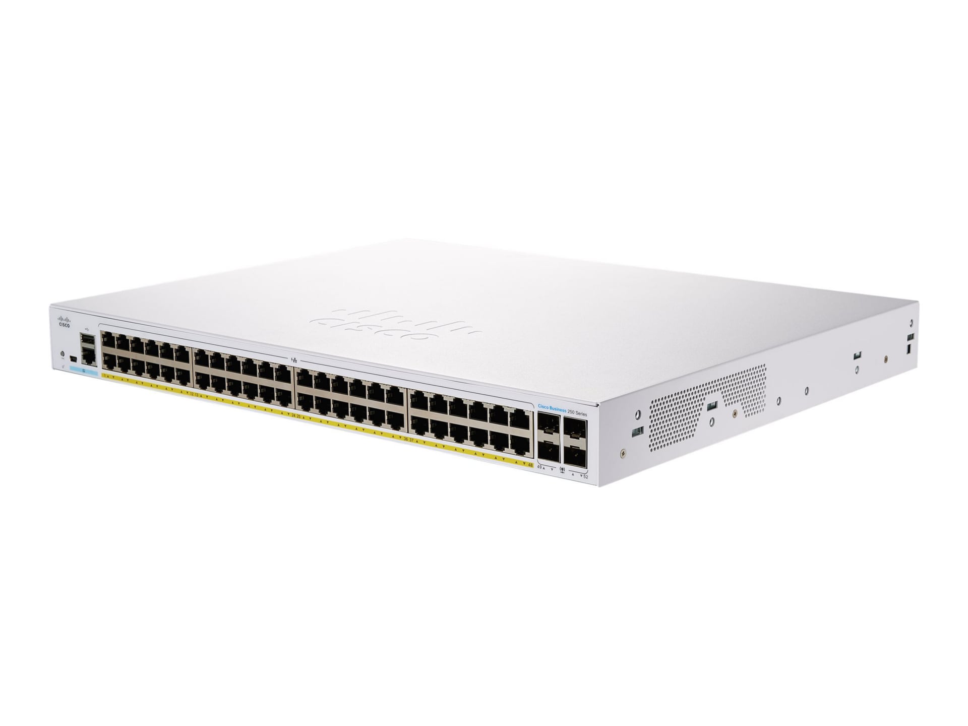 Cisco Business 250 Series CBS250-48PP-4G - switch - 48 ports - smart - rack-mountable