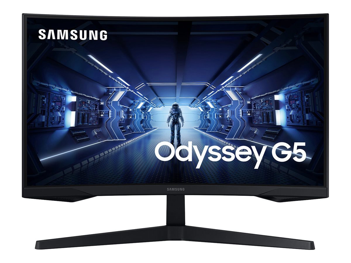 Samsung Odyssey G5 C27G55TQWN - G55T Series - LED monitor - curved - 27" -