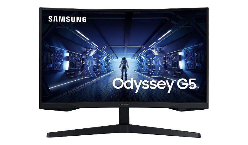 Samsung Odyssey G5 C27G55TQWN - G55T Series - LED monitor - curved - 27" -