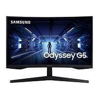 Samsung Odyssey G5 C27G55TQWN - G55T Series - LED monitor - curved - 27" -