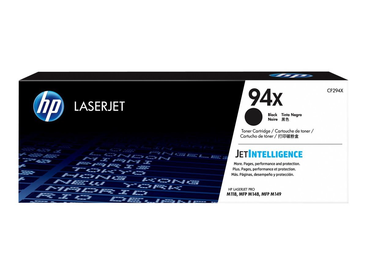 HP 94X (CF294X) Original Laser Toner Cartridge - Black - 1 Each