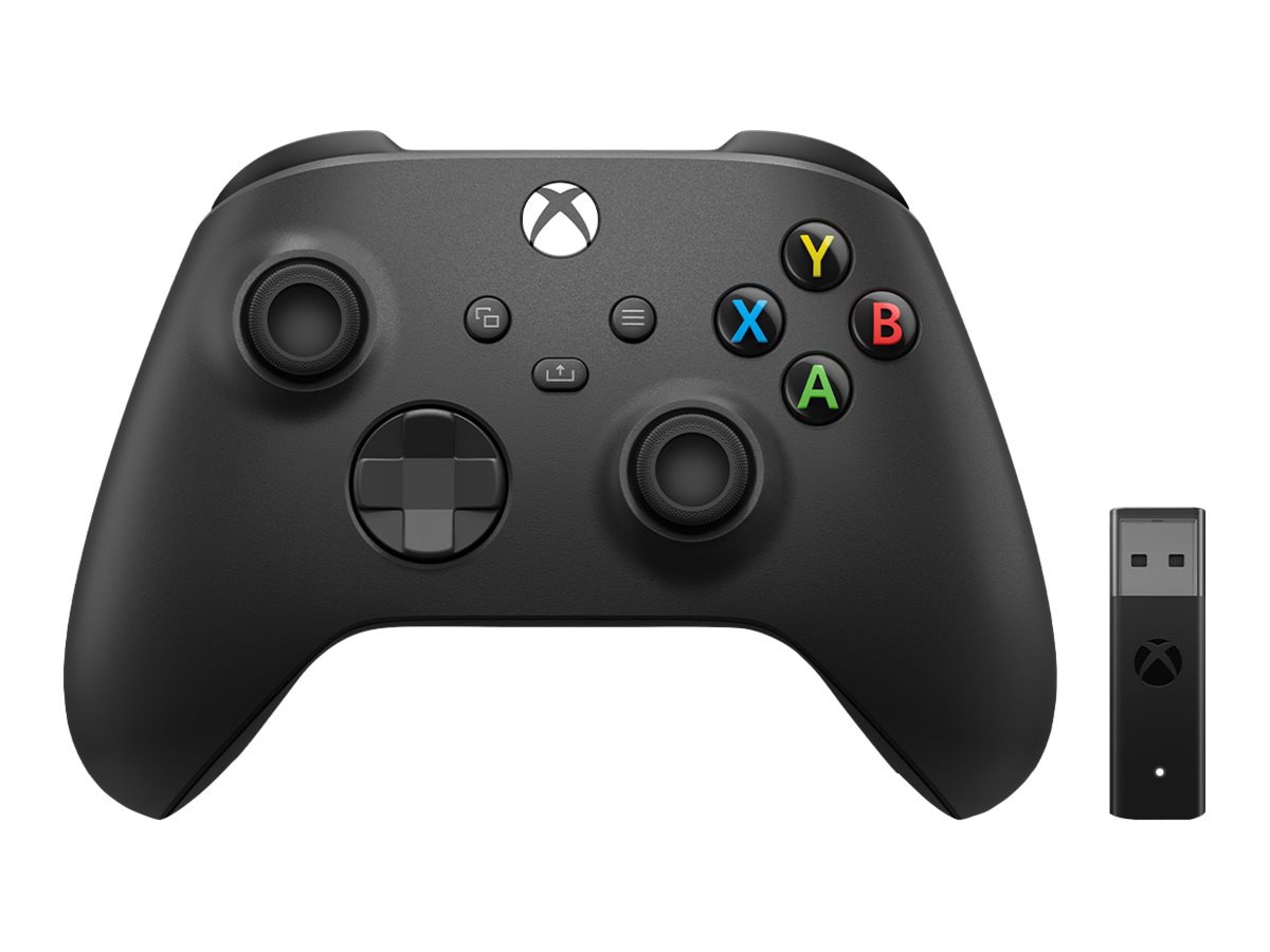 Microsoft Xbox Wireless Controller + Wireless Adapter for Windows 10 - gamepad - wireless - Bluetooth