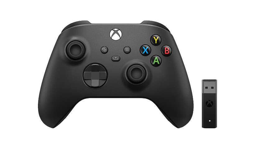 Microsoft Xbox Wireless Controller + Wireless Adapter for Windows 10 - Game