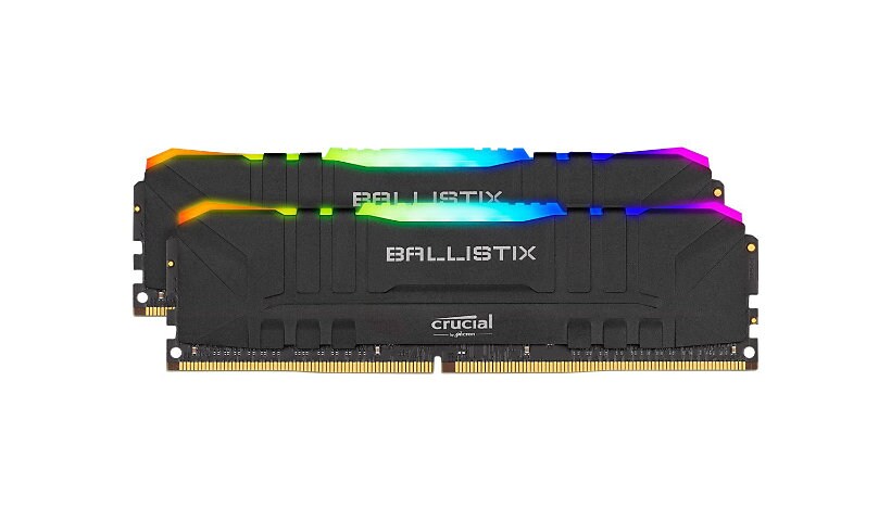 Ballistix RGB - DDR4 - kit - 16 Go: 2 x 8 GB - DIMM 288-pin - 3200 MHz / PC