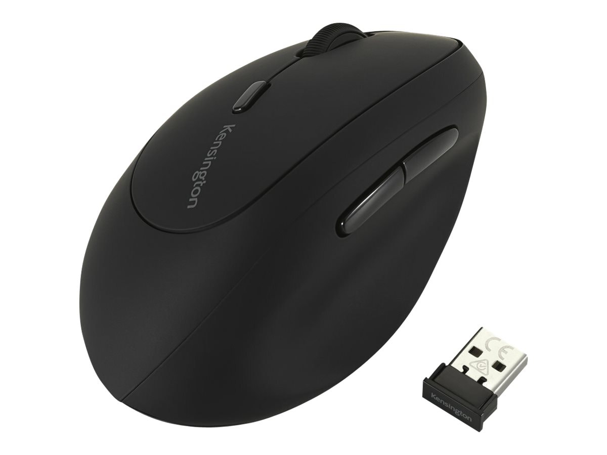 Kensington Pro Fit Ergo Wireless Mouse - vertical mouse - 2.4 GHz