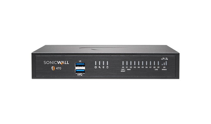 SonicWall TZ470 - Advanced Edition - security appliance - with 1 year TotalSecure