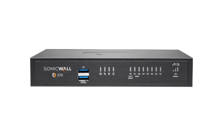 SonicWall TZ270 - Advanced Edition - security appliance - with 1