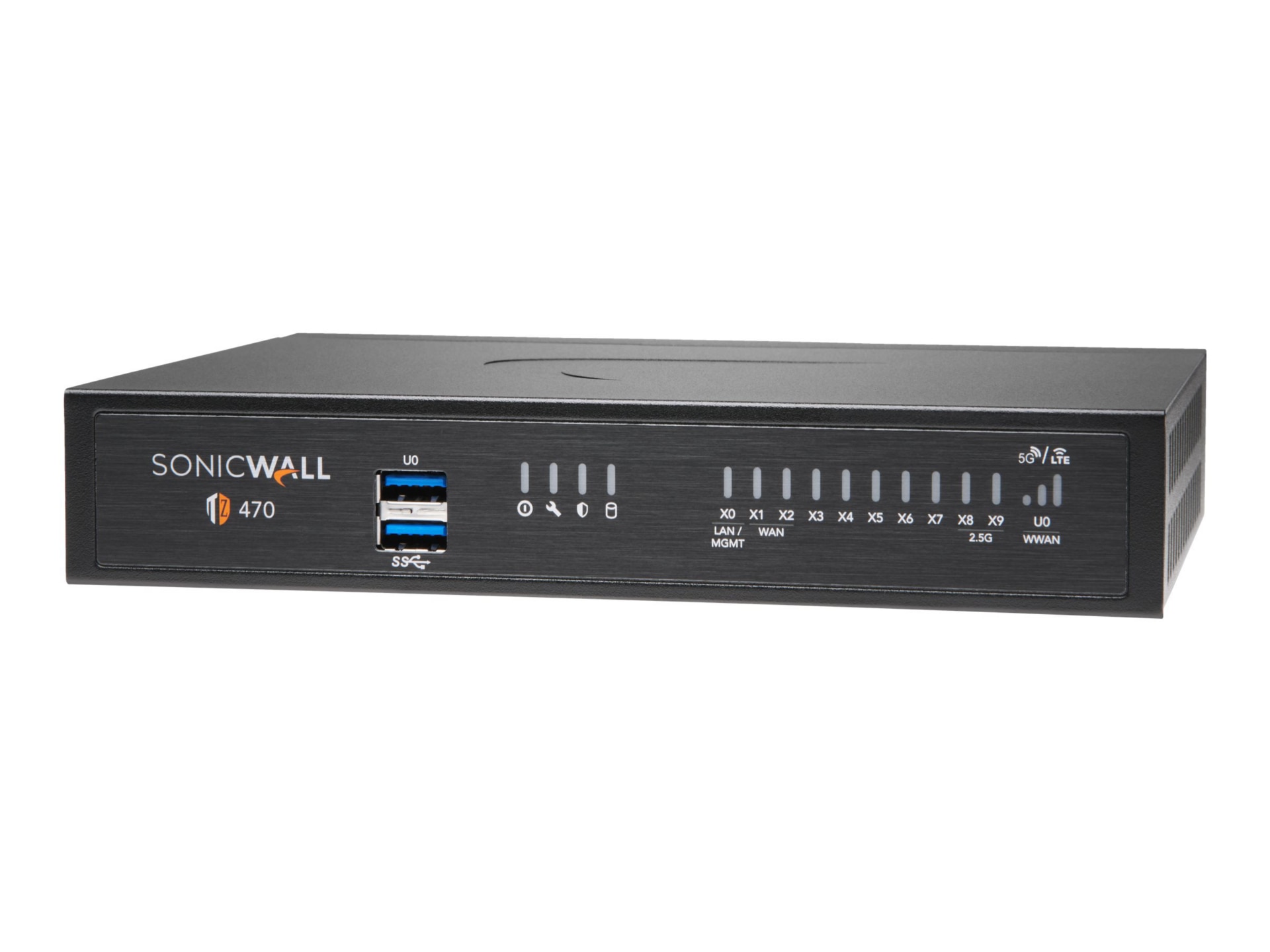 SonicWall TZ470 - Threat Edition - security appliance - with 1 year TotalSe