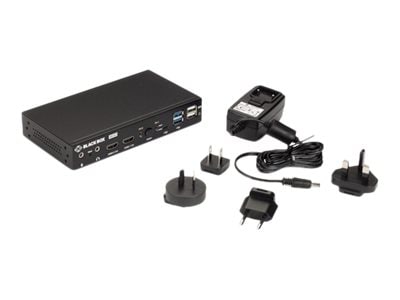 kobber Layouten Ælte Black Box 4K HDMI Dual-Monitor KVM Switch KVD200-2H - KVM / audio / USB  switch - 2 ports - KVD200-2H - KVM Switches - CDW.com