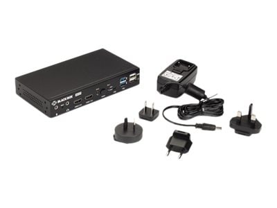 Black Box 4K HDMI Dual-Monitor KVM Switch KVD200-2H - KVM / audio / USB  switch - 2 ports - KVD200-2H - KVM Switches 