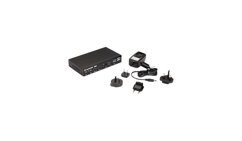 Black Box 4K HDMI Dual-Monitor KVM Switch KVD200-2H - KVM / audio / USB switch - 2 ports