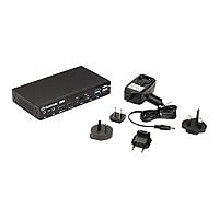 Black Box KVM Switch - UHD 4K 60, DH, HDMI, USB 3.2 Gen 1, USB C, Audio 2PT