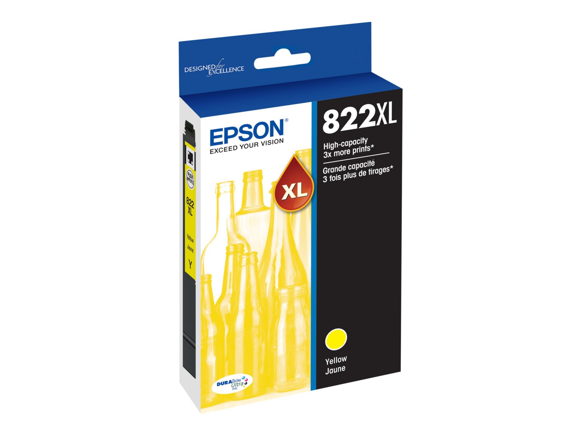Epson T882 - haute capacité - jaune - original - cartouche d'encre